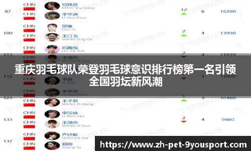 重庆羽毛球队荣登羽毛球意识排行榜第一名引领全国羽坛新风潮